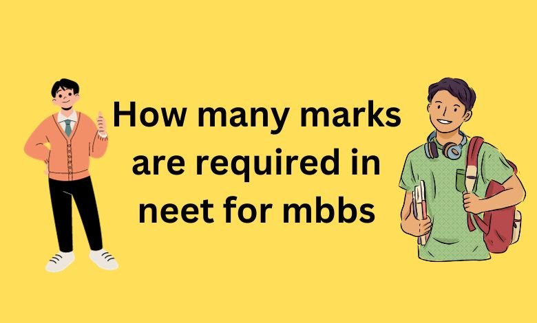 How many marks are required in neet for mbbs